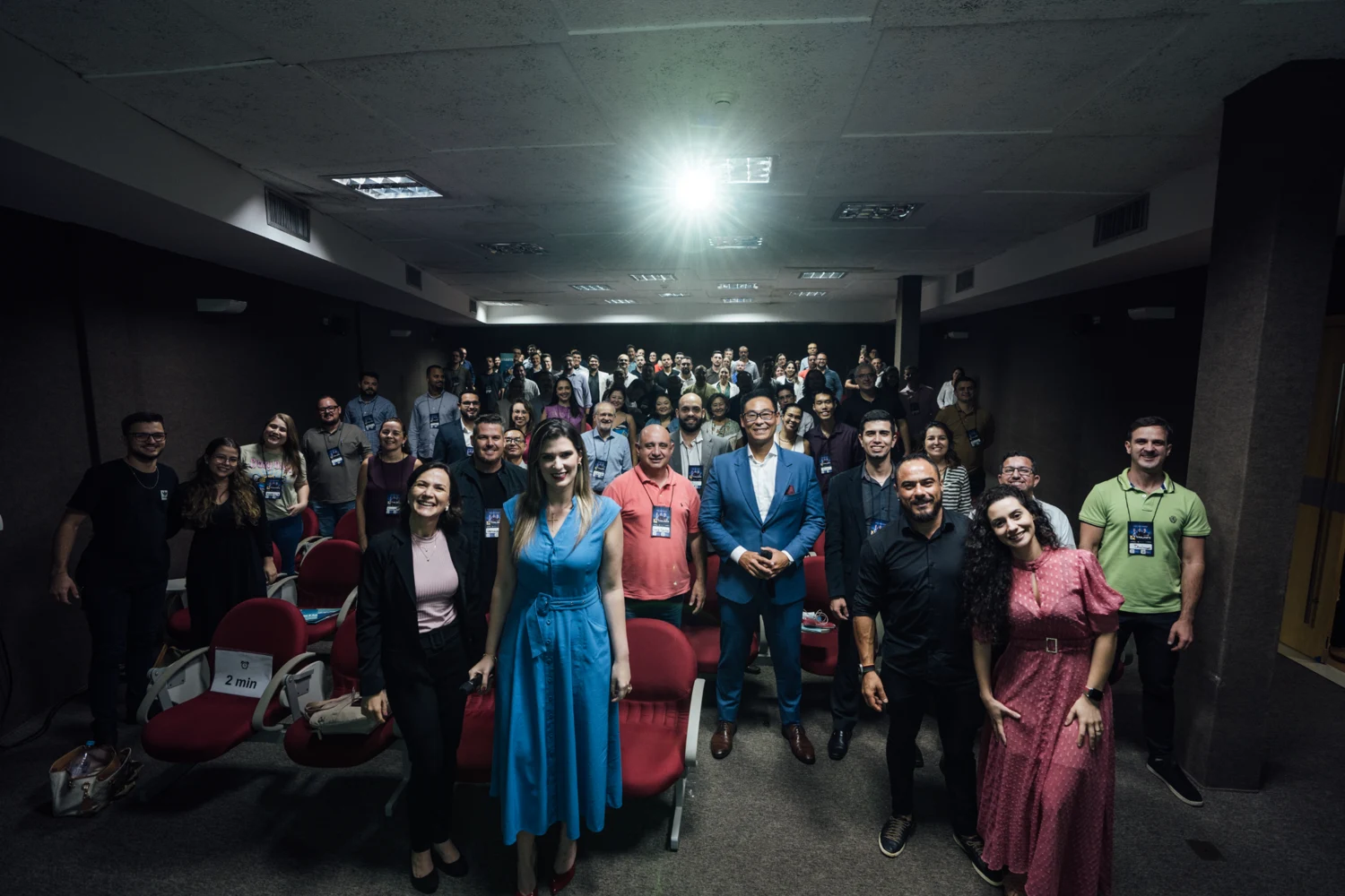 Alex Rubituci em encontro com participantes